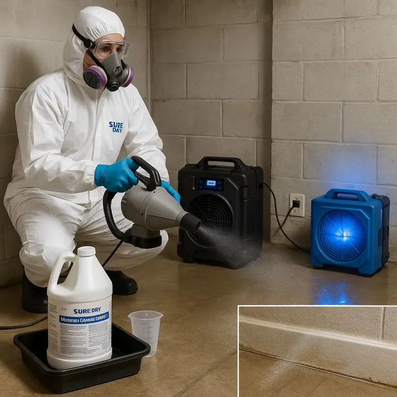 Sanitization and Odor Removal process in Sun Prairie, WI